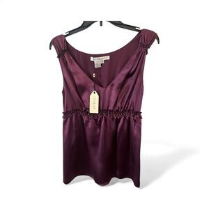 Studio M 100% silk tank NWT